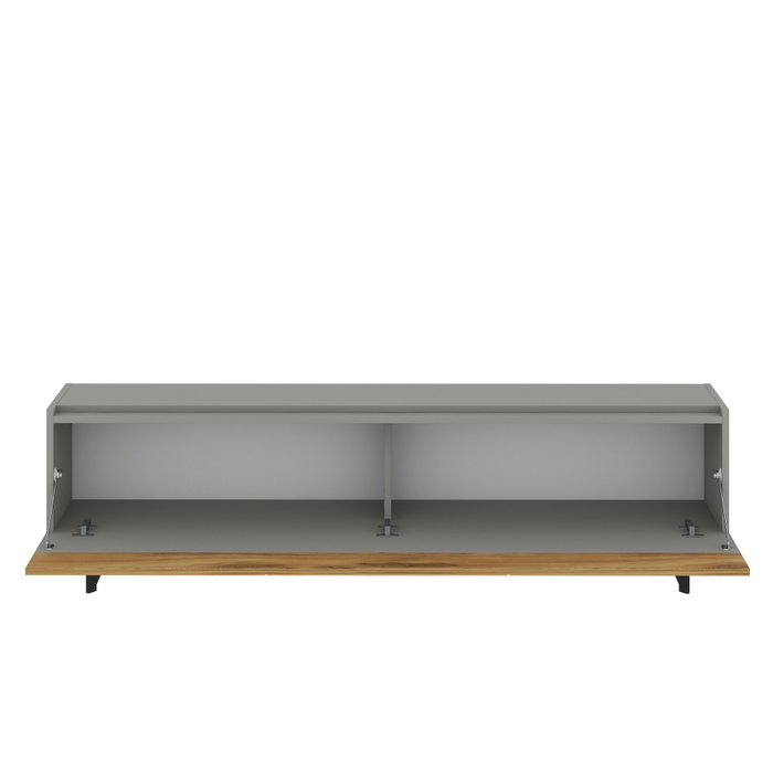 Hanah Home Soporte de TV Gris y Roble Hanah Home Soporte de TV Gris y Roble